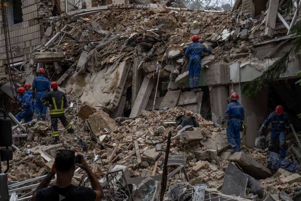 Rescue workers were still discovering new bodies under the rubble on Wednesday afternoon. 