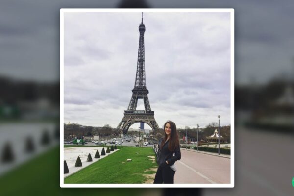 She Took the Scenic Route — Now Her Travel Blog Makes $2K/Month Madison Krigbaum standing in front of the Eiffel Tower in Paris, featured in the first photo ever posted to her travel blog’s Instagram
