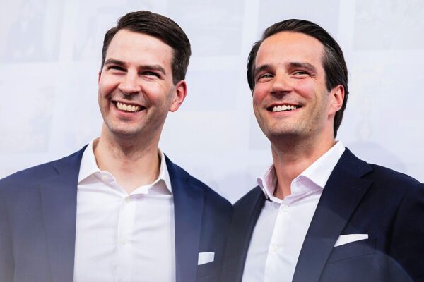 Carsten Coesfeld and Thomas Coesfeld attend the Bertelsmann Party at the Bertelsmann Representative Office in Berlin, Germany on June 6th 2024