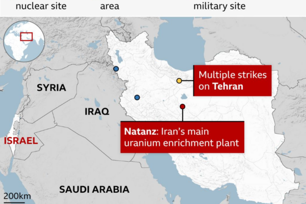 What we know about Israel’s attacks on Iran’s nuclear sites and military commanders A map showing locations of Israeli strikes on Iran