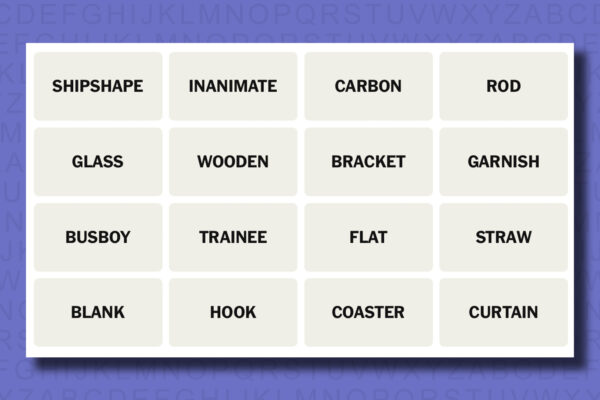 NYT Connections hints for game 736 on a purple background