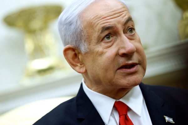 The Israeli Prime Minister Benjamin Netanyahu.