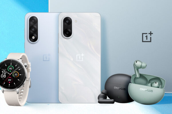 Exclusive: OnePlus reveals the OnePlus Nord 5 series, OnePlus Buds 4, OnePlus Pad Lite, and a new OnePlus Watch OnePlus Nord 5 and OnePlus Nord CE5 on a blue background