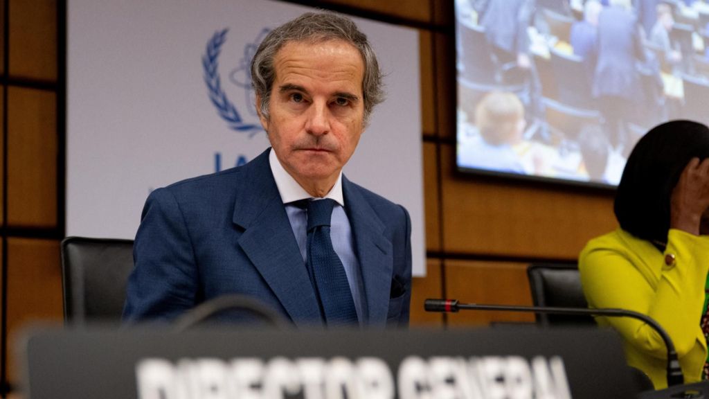International Atomic Energy Agency (IAEA) director general Rafael Grossi at the nuclear watchdog