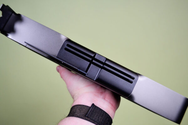 The bottom of the Nvidia GeForce RTX 5090