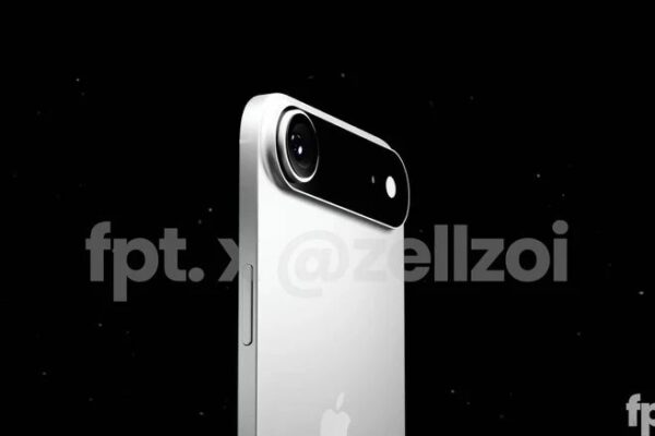 An unofficial render of the iPhone 17 Air