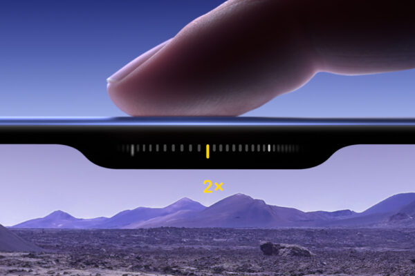 The iPhone 16 Camera Control button in action