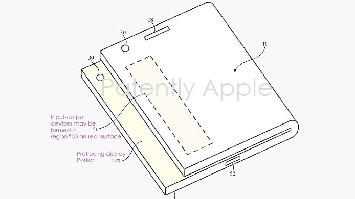 A foldable iPhone patent